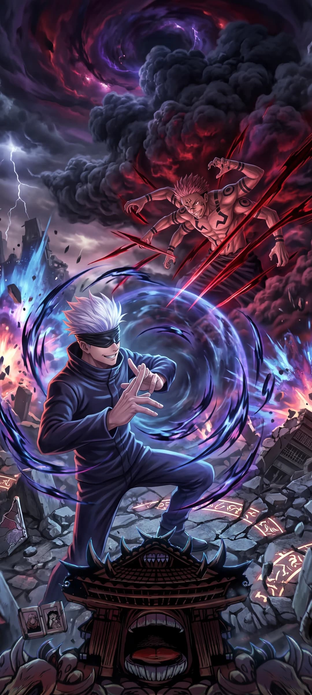 Epic Battle Between Gojo and Sukuna