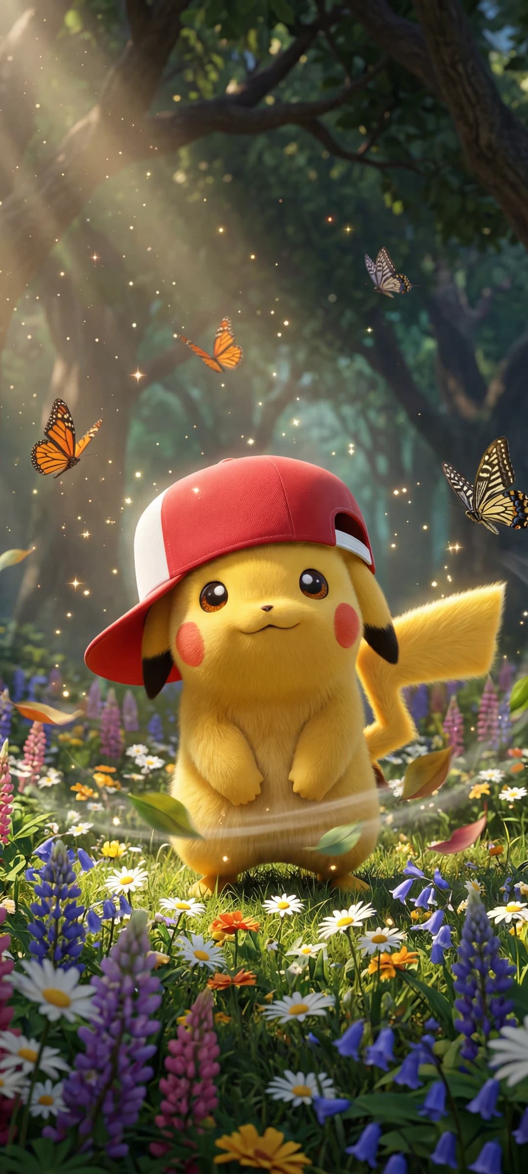 Pikachu in a Red Cap
