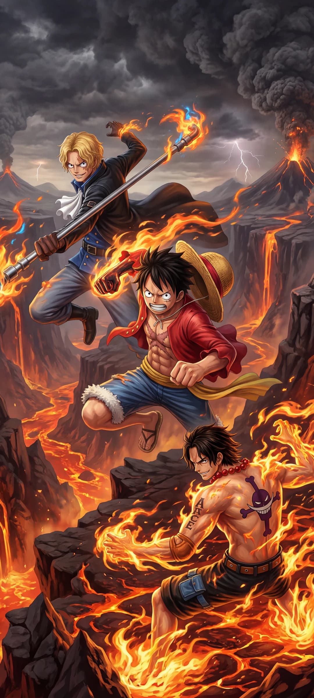 One Piece: Luffy, Ace, and Sabo