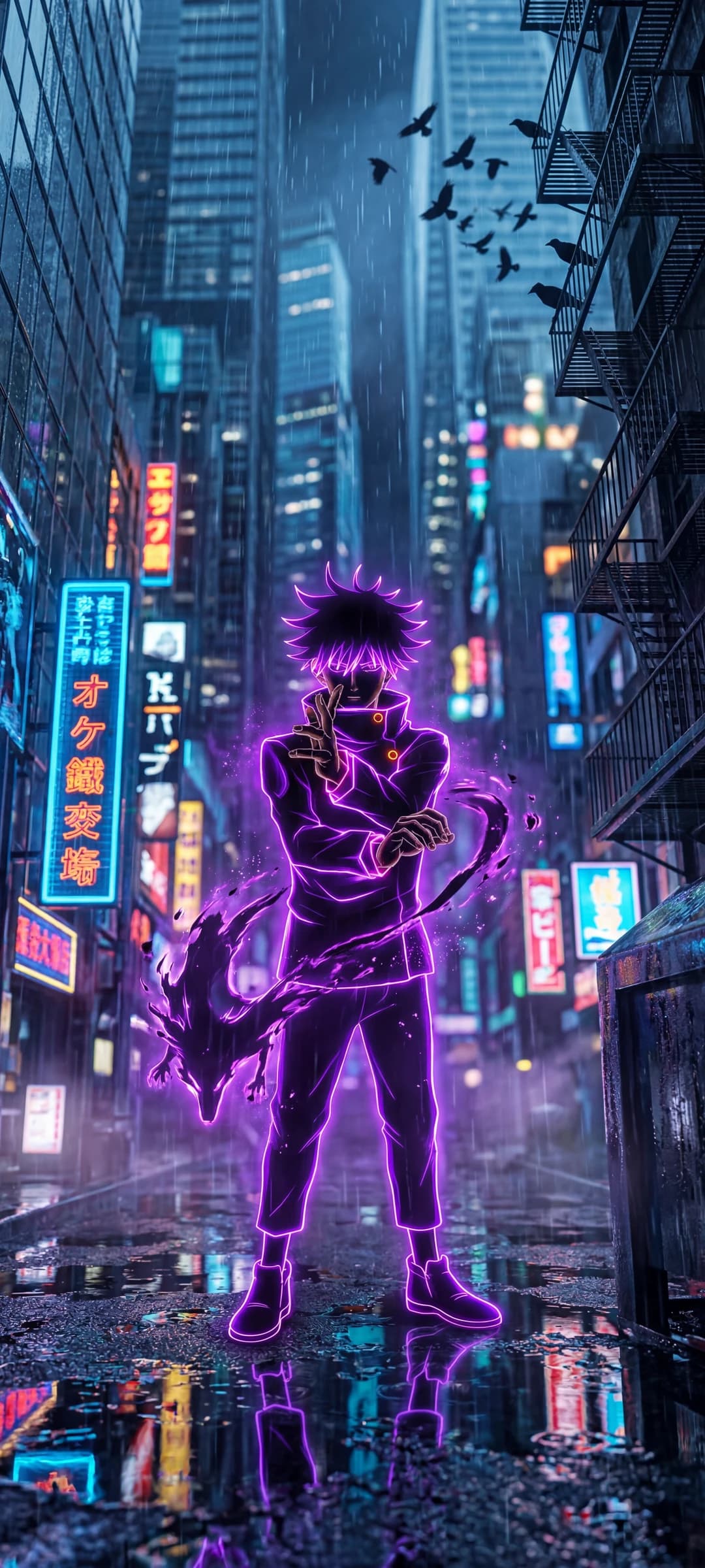 Megumi Fushiguro: Neon Curse