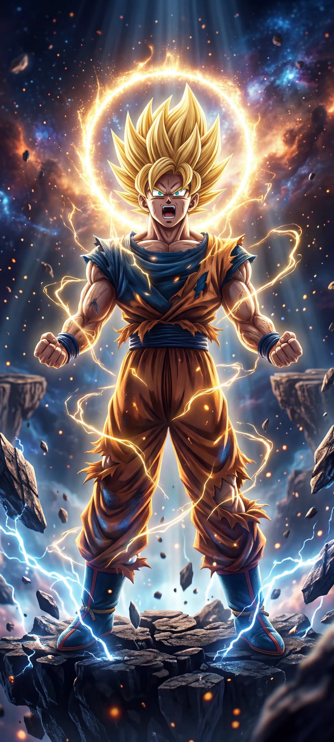 Goku's Glowing Aura