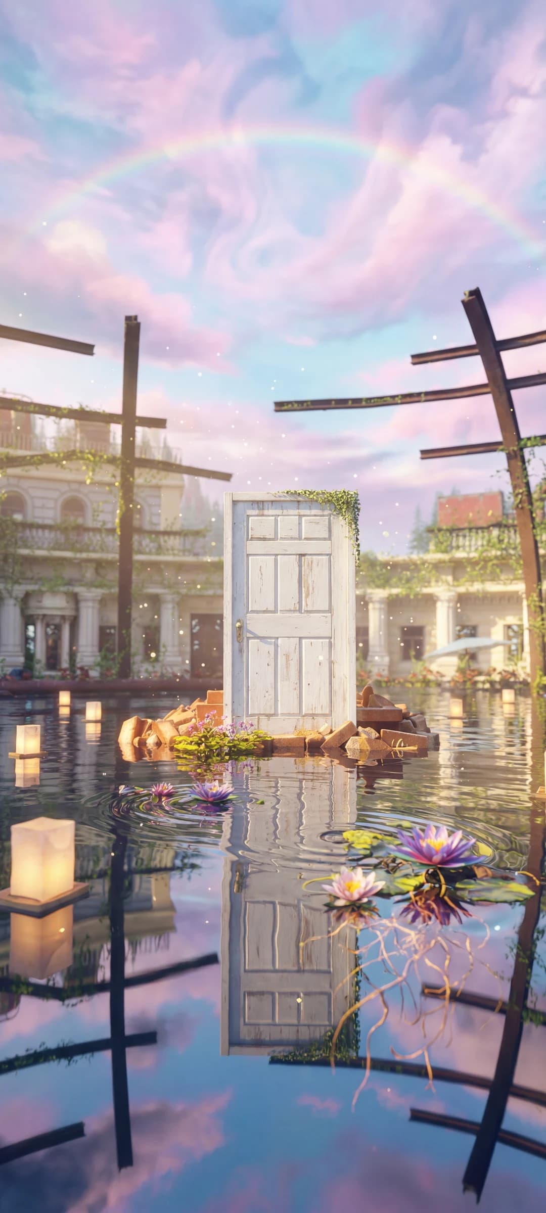Suzume no Tojimari: Flooded Courtyard