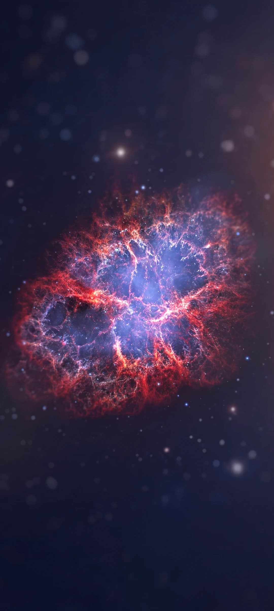 Vibrant Nebula in a Sci-Fi Space Scene