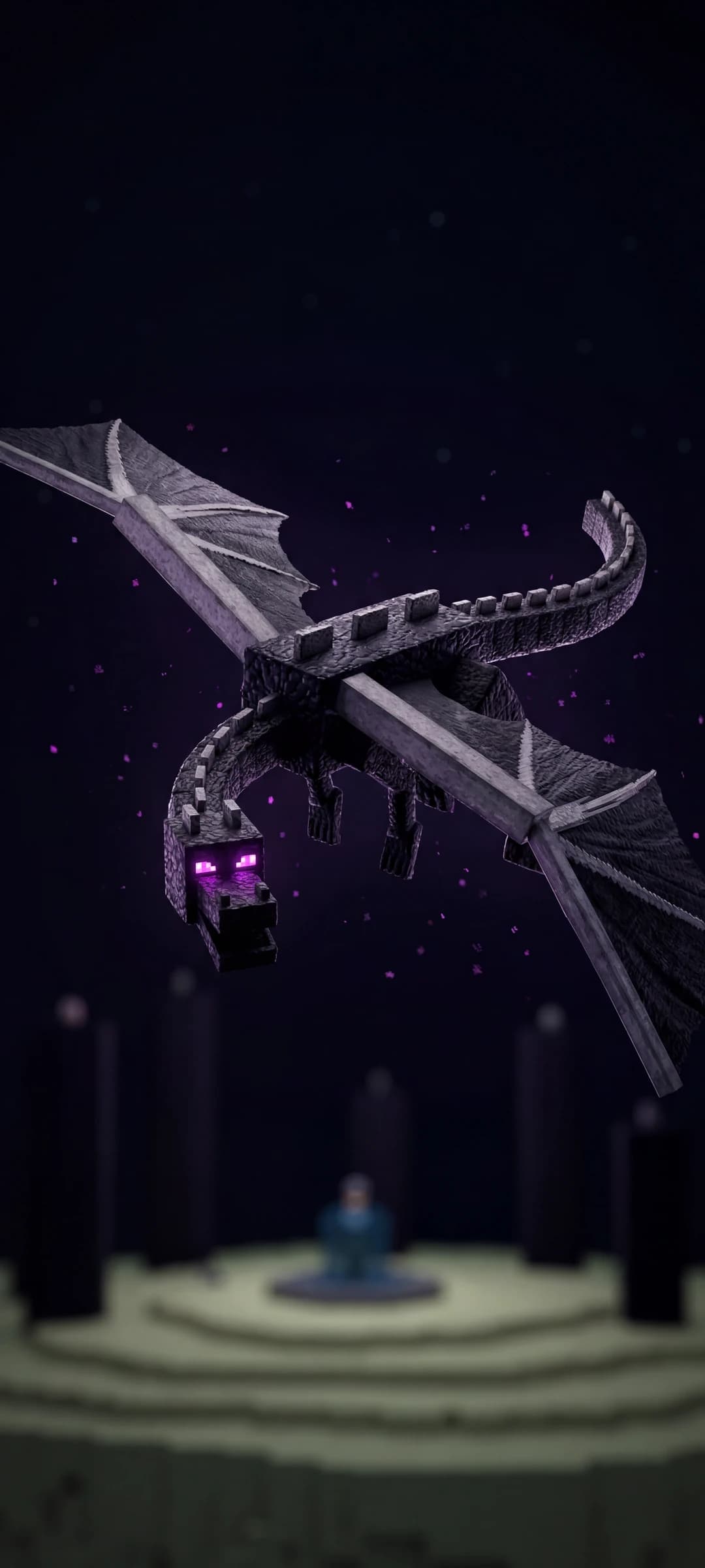 Ender Dragon in the Dimly Lit End